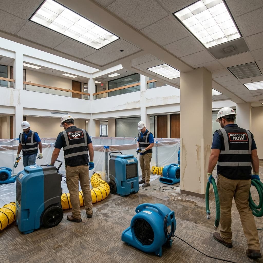 Commercial Water Damage Restoration in Houston